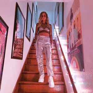 RAVE SPARKLY JOGGERS